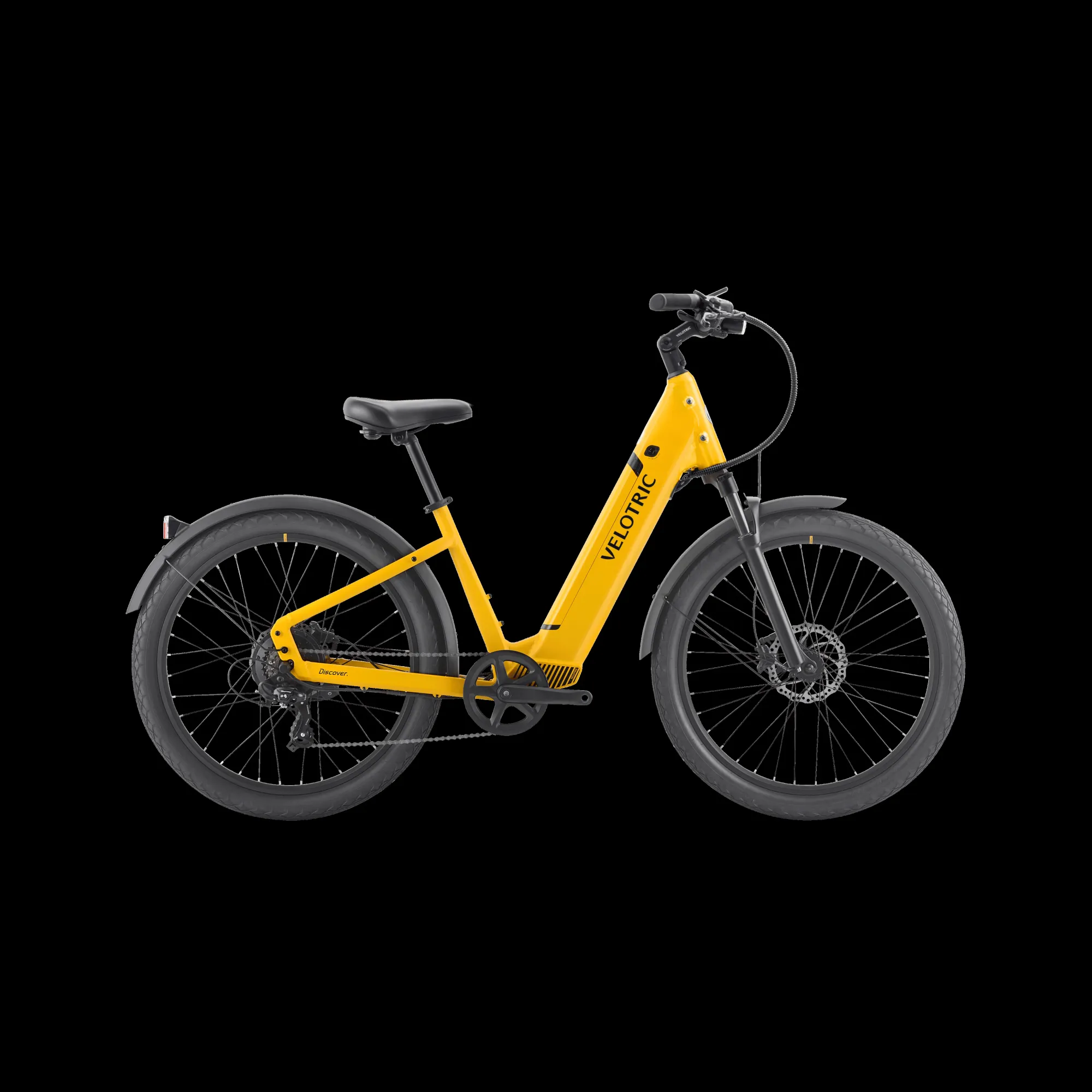Velotric Discover 1: Side profile commuter eBike featuring UL certification and a stylish frame.