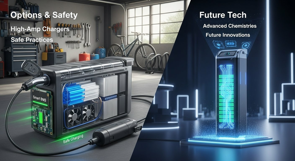 Fast-Charging Ebike Batteries: Options, Safety & Future Tech
